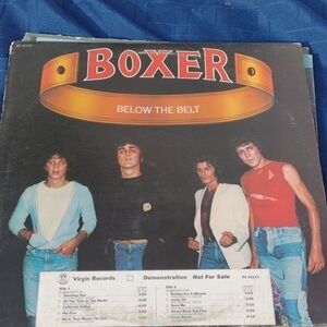 Boxer 'Below the Belt' Vinyl Record